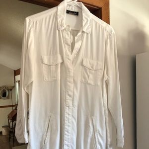 The Kooples White Long Sleeve Shirt